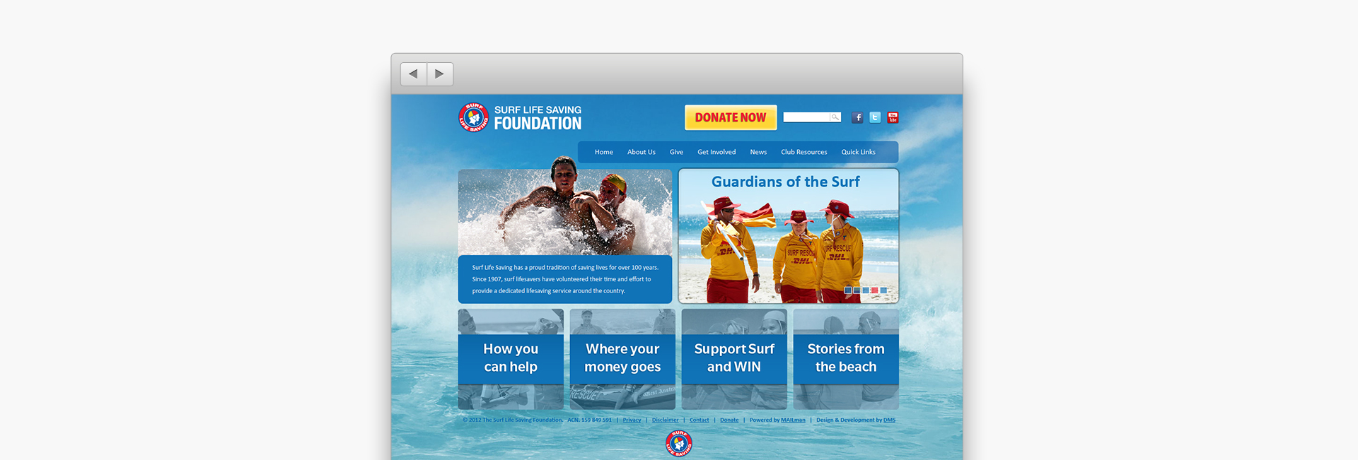 SLS Floundation Website